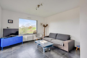 Vue mer dans une maison neuve avec jardin à Erquy